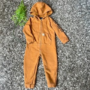 Baby Carhartt Front Zip Fleece Coverall 24 Months/ 2T